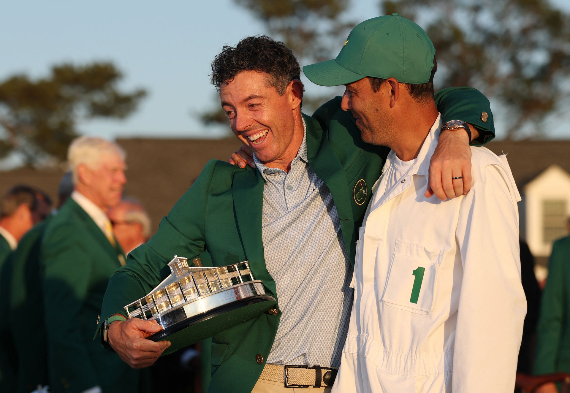 Rory McIlroy and his caddie Harry Diamond (Photo: Bildbyrån / Mike Segar)